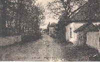 La Grand'Rue, en direction de l'actuelle RN 77, vers 1910