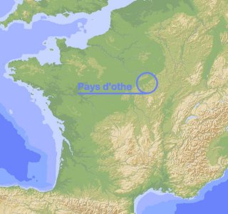 Le Pays d'Othe dans la France