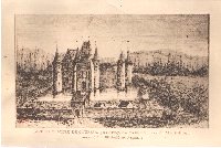 Le Chateau, tel qu'il devait etre en 1680